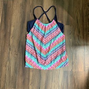 Athleta moxie blousy tankini